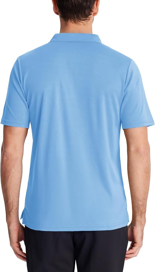 KEFITEVD Men's Polo Shirts Short Sleeve Moisture Wicking Dry Fit Performance - Image 2