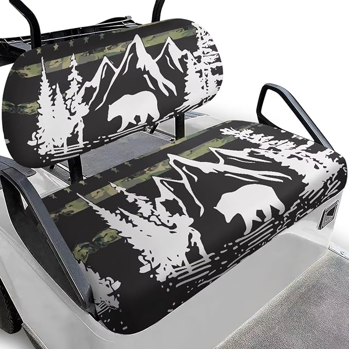 Golf Cart Seat Covers, Universal Fit & Nonskid Bottom Fits by Darisoco