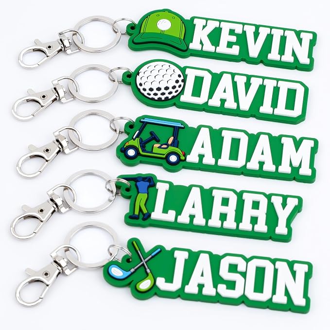 Personalized Sports Golf Keychain – Custom Name Tag, Bag Tag, Luggage Tag – Gift - Image 7