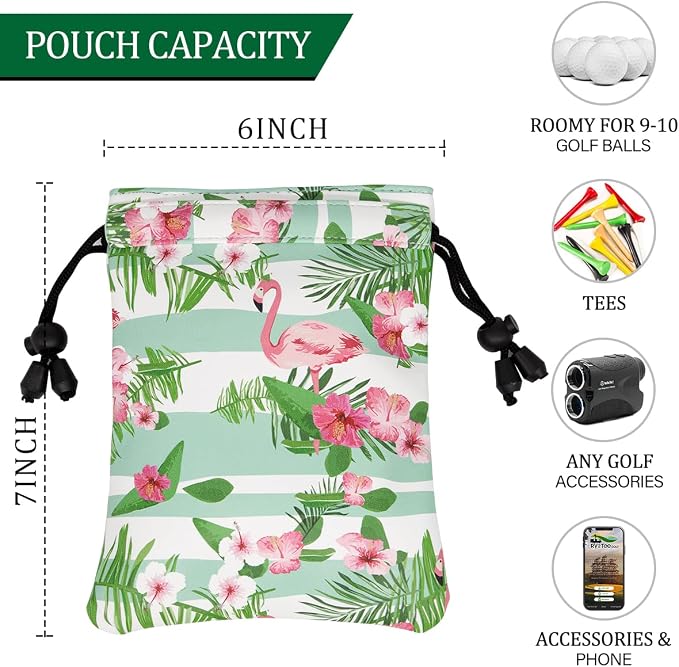 Golf Valuables Pouch, Golf Bag Pouch - Image 3