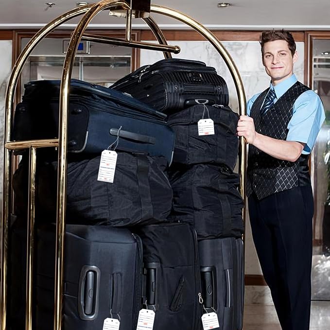 1000 Baggage Claim Check Tags - Image 6