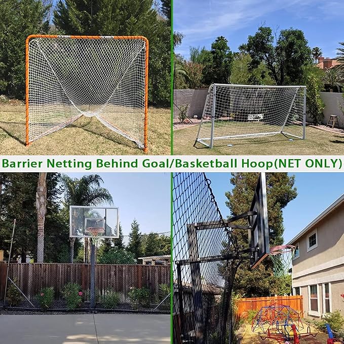 Baseball Softball Backstop Nets, Heavy Duty Sports Netting Barrier #18 Baseball - Image 8