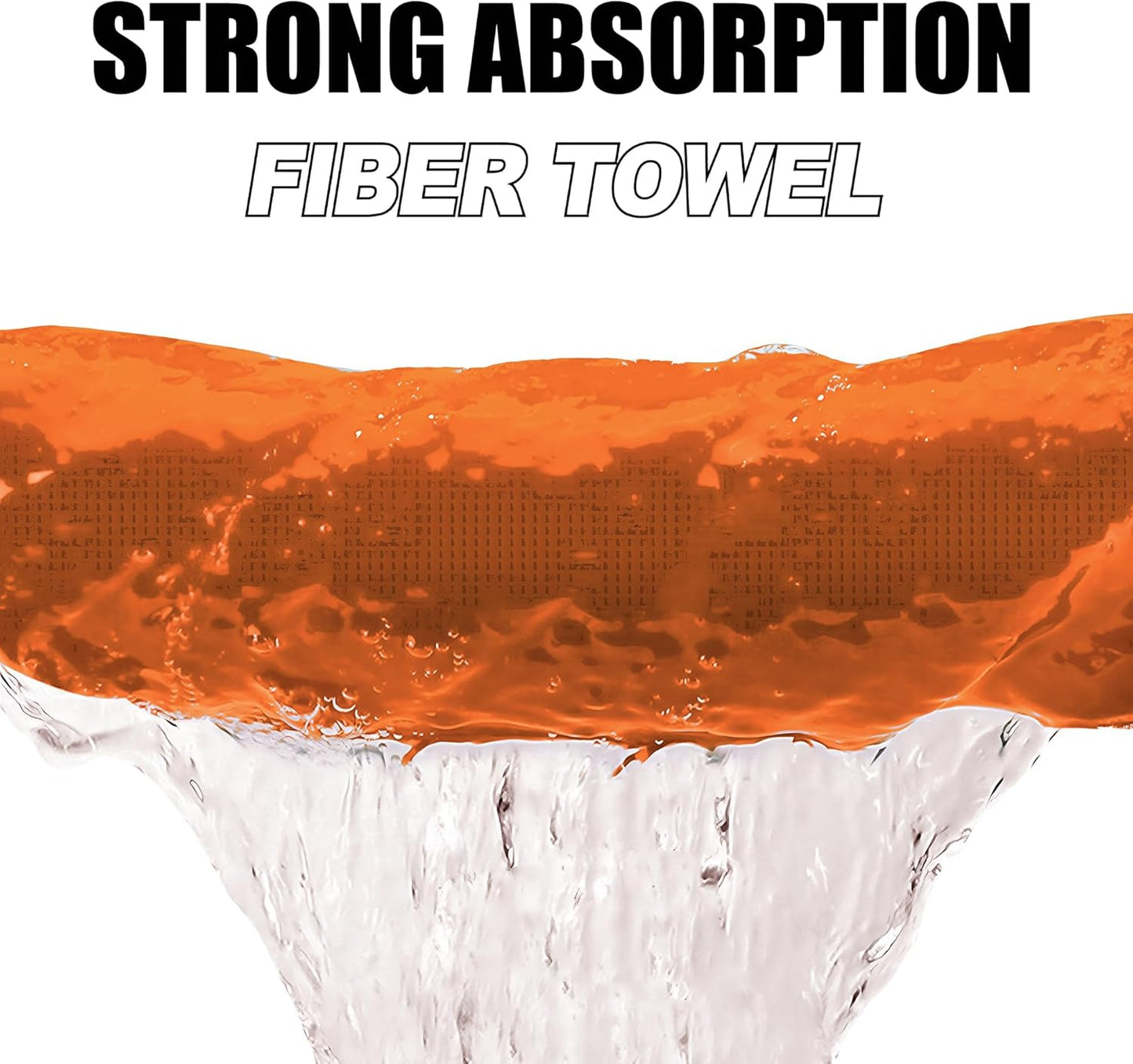 2-Pack Magnetic Golf Towel with Clip, Microfiber Waffle Design - Industrial Strength Magnet for Strong Hold to Golf Bags, Carts & Clubs - Orange