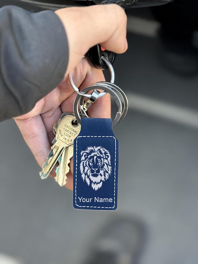 LaserGram Rectangle Keychain, Disc Golf, Personalized Engraving Included - Image 7