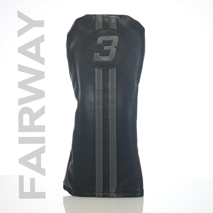 Single Headcover, Easy Slip-On Easy-Off Golf Club Head Cover, Fleece Lined - Image 2