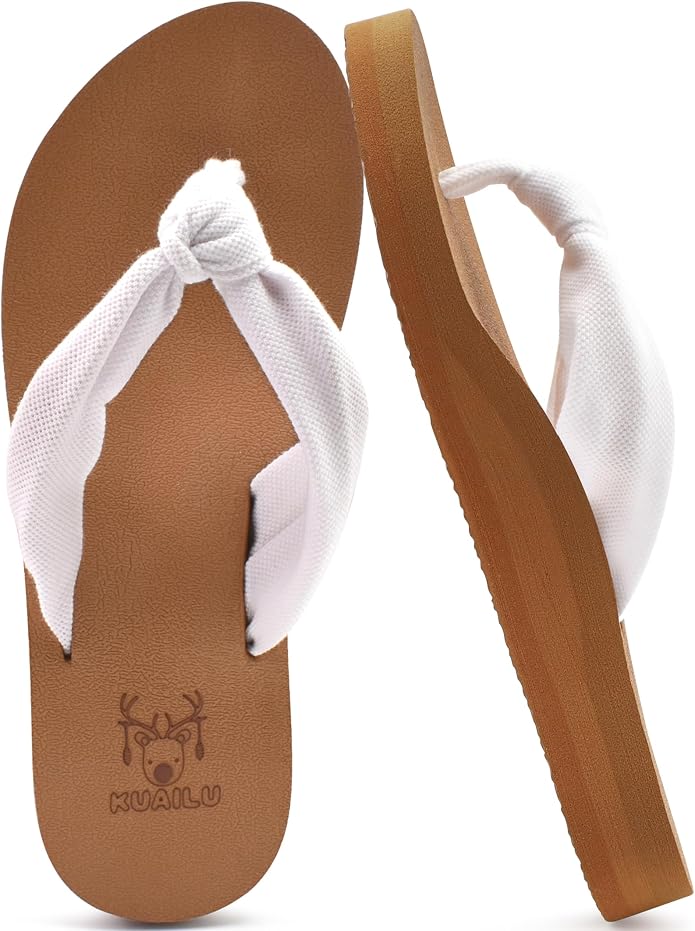 KuaiLu Flip Flops for Women by KuaiLu