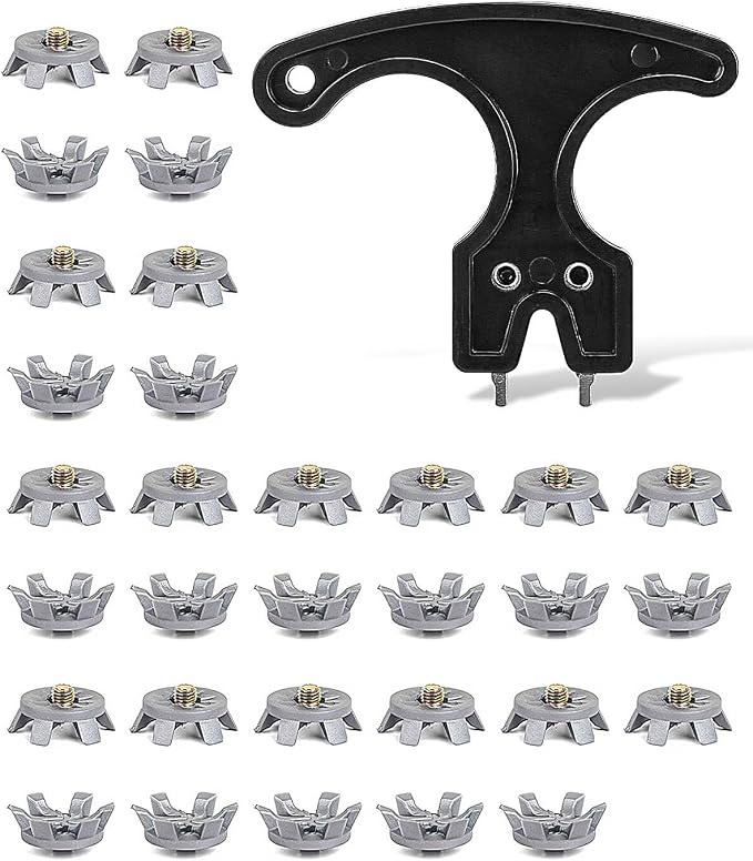 Golf Spikes Set, Includes 31 Pcs Soft Golf Cleats by Unknown