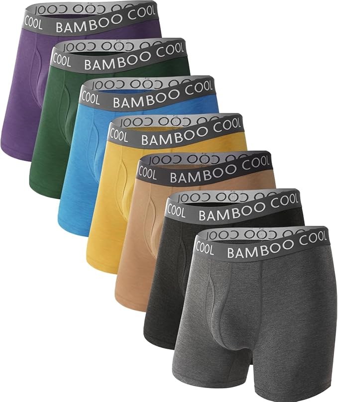 BAMBOO COOL Men's Ultra ComfortSoft Underwear, Moisture Wicking & Breathable No by BAMBOOCOOL
