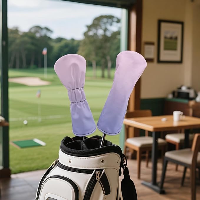 Golf Club Head Covers for Club Protective, Waterproof PU Leather Driver Fairway - Image 4