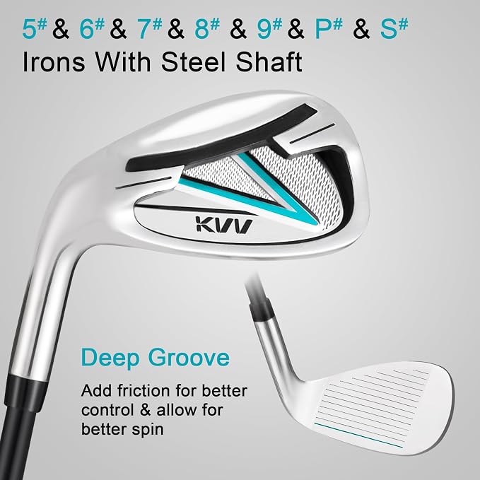KVV Premium Right Hand Golf Club Set 11-Piece Set - Image 3