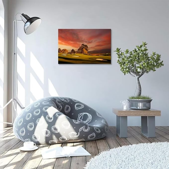 chenchenArt Coastline Golf Course Wall Art - Image 5