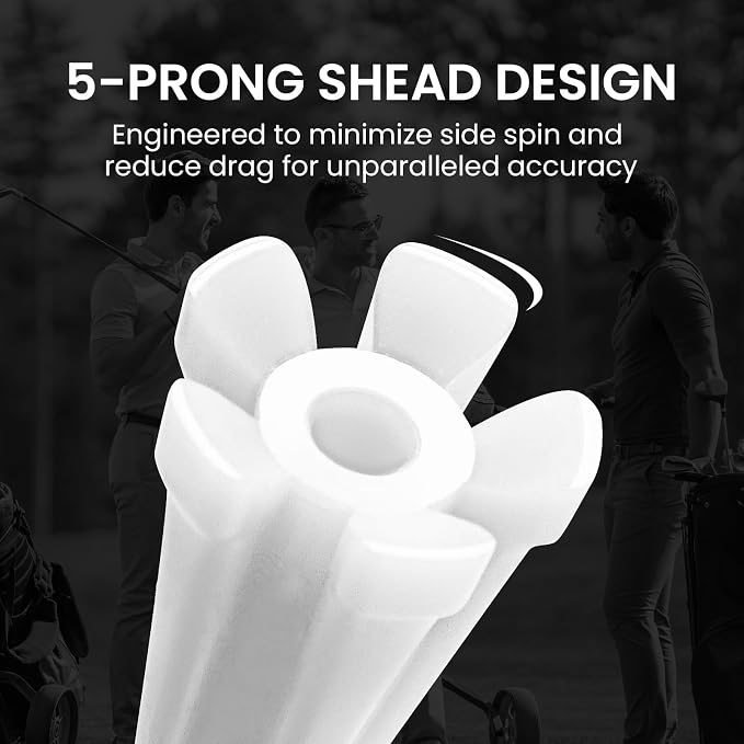 FINGER TEN Golf Tees Plastic Unbreakable Easy to Find Bulk Value 500 Count - Image 4
