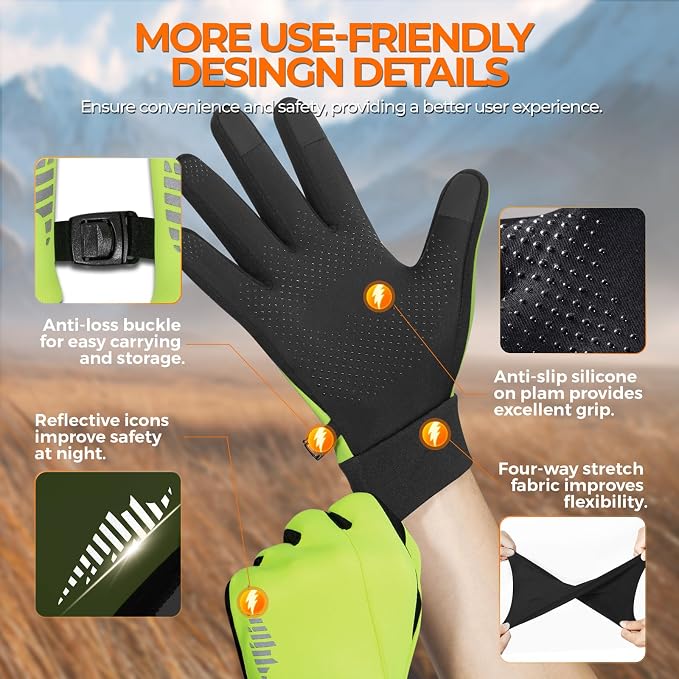 rivmount Winter Gloves Women Men - Image 5