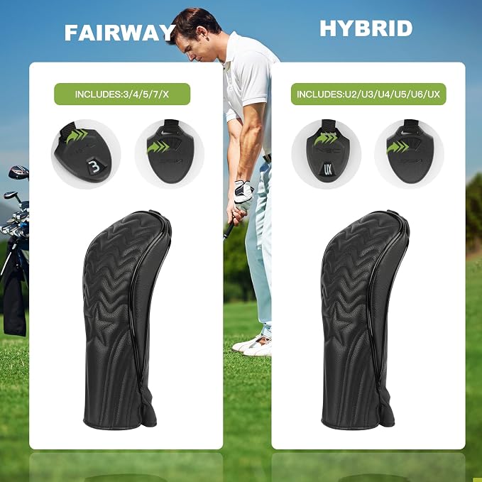 4pcs or 1pc Golf Club Head Covers - Image 3