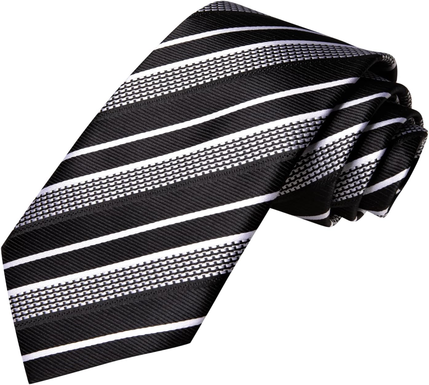 Hi-Tie Men 63inches Tie Set Extra Long Necktie Paisley Tie Pocket Suqare Cufflinks Big and Tall Men Tie