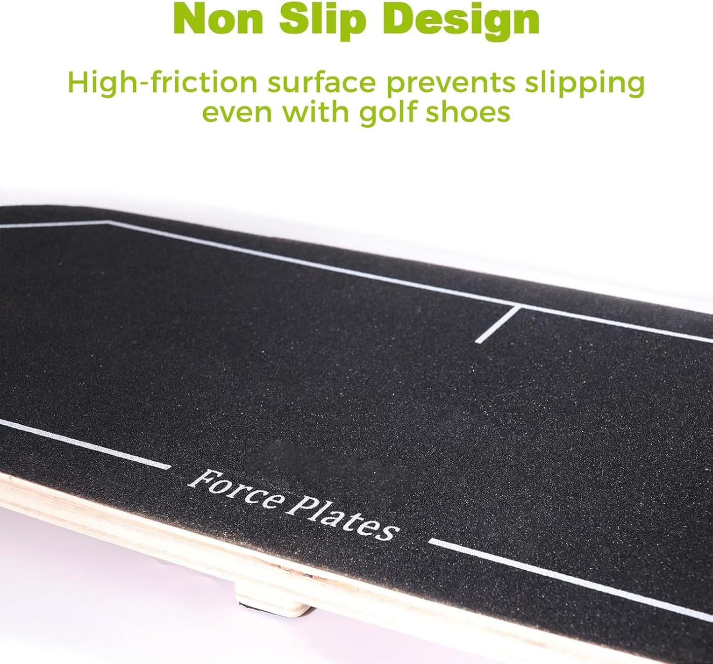 Janedream Golf Pressure Balance Board, Weight Shift Swing Trainer for Indoor & Outdoor Practice, Golf Training Aid to Improve Swing Tempo, Power, and Consistency