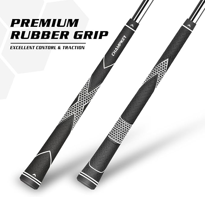 CHAMPKEY Premium Rubber Golf Grips 13 Pack | High Traction and Feedback Rubber - Image 2