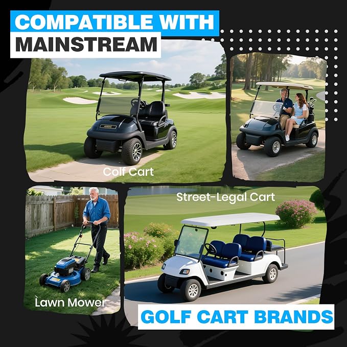 48V 105Ah Mini Lithium Golf Cart Battery, Built-in 200A BMS, - Image 7