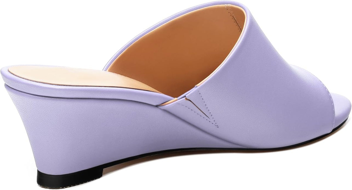 Wedge Sandals for Women Open Toe Wedge Heels Womens Matte High Heel Sandal - Image 5