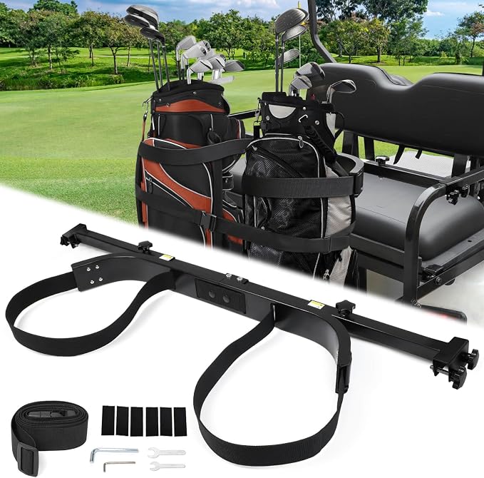 Golf Cart Rear Seat Bag Holder Bracket Attachment by MOSNAI