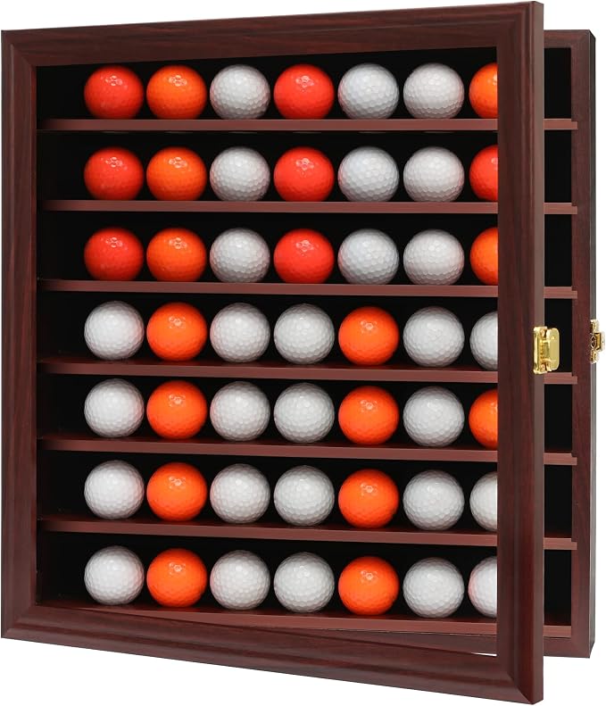 49 Golf Ball Display Case Cabinet Wall, Golf Ball Display Rack, Golf Gift by Zmiky