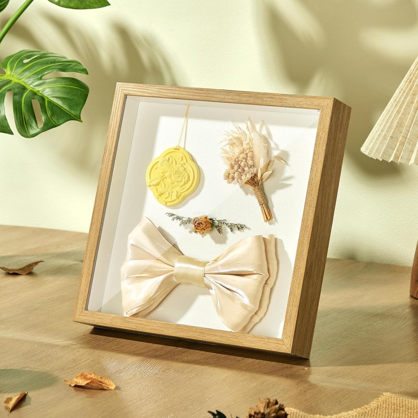 11x11 Shadow Box Display Case Picture Frame with Soft Linen Back, Deep Black Shadow Box 11x11 for Flowers Medal Display Case Jersey pet Graduation Memorabilia Baby Ltems Crafts Photos