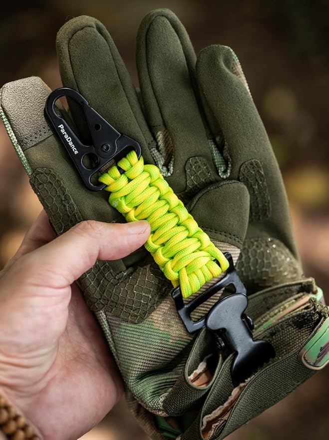 Tactical Glove Clips Work Glove Holders Strap w/Metal Alligator - Image 4