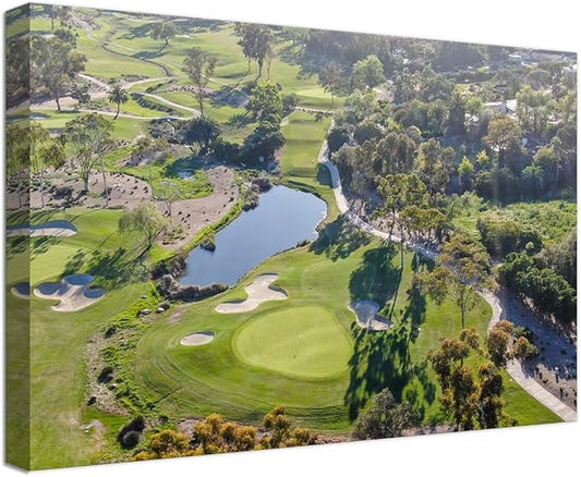 San Diego California Golf Course Wall Art by chenchenArt