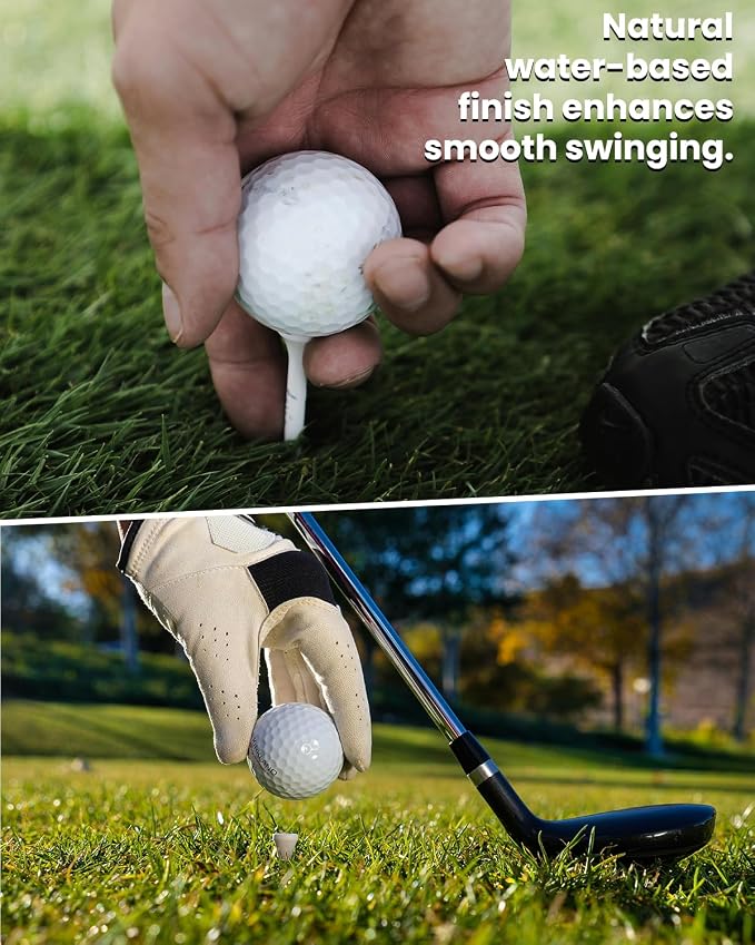 Bamboo Golf Tees 1000 PCS, 2-3/4 inch & 3-1/4 inch Length, Stronger Than Wood - Image 2
