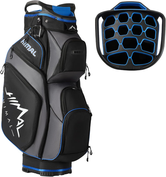 14-Way Golf Cart Bag, Full Length Premium Golf Bag for Men with Cooler Pocket, Handles and Rain Cover