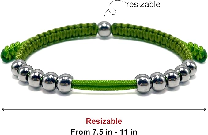 LAMIBEE Golf Stainless Steel 10 Beads Score Counter Bracelet, Golf Stroke Count - Image 7