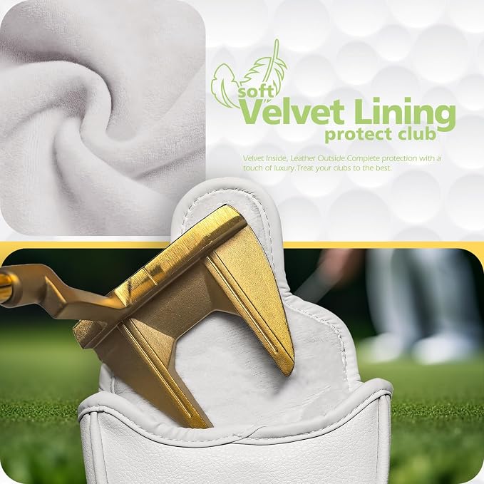 Golf Club Cover for Driver Fairway Wood Hybrid Mallet Putter Cover, Wootfairy - Image 7