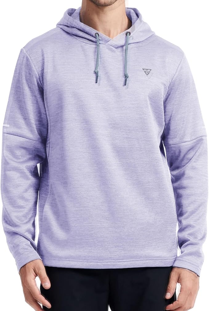 Hoodies for Men Golf Fleece Hooded Sweatshirts Dry Fit Athletic Lightweight - Image 2