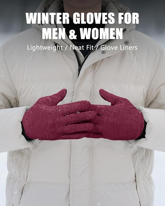 Aegend Lightweight Winter Gloves - Image 5