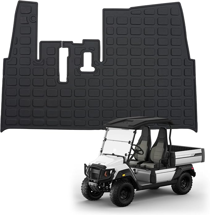 Floor Mats Compatible with 2017-2025 Yamaha Drive2 and UMAX Rally TPE All by kingnaproducts