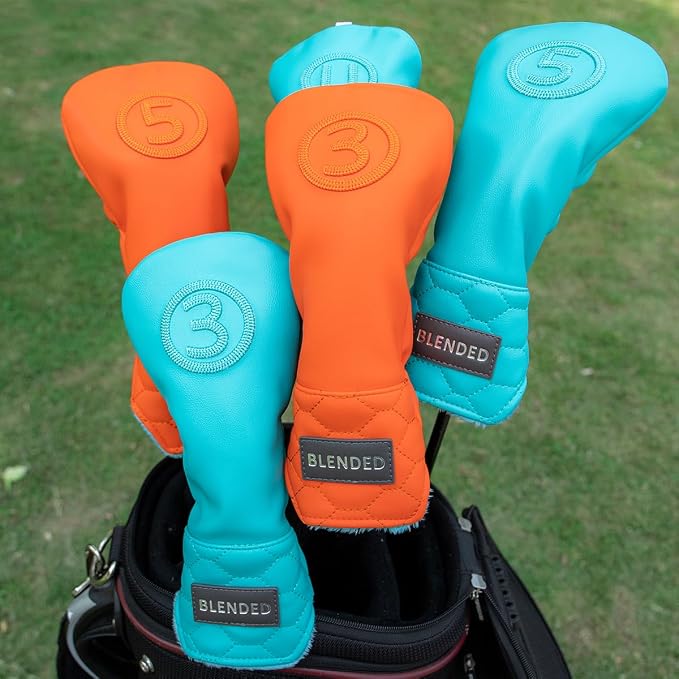 Golf Club Head Covers, Driver Covers Fariway Wood Covers Hybrid Head Covers 3 - Image 6