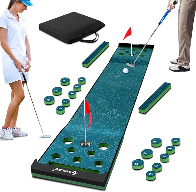 SAPLIZE Golf Putting Mat/Putting Green Mat by Smartactionsmartplay