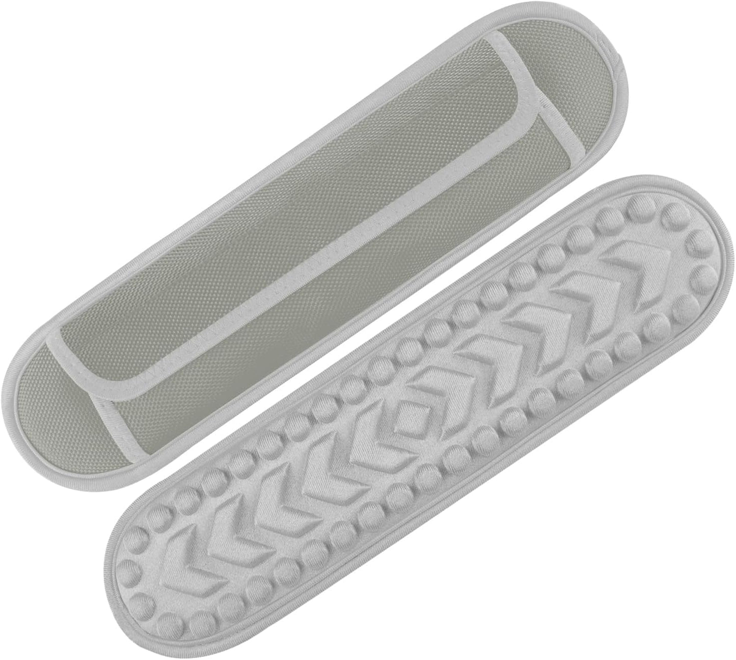 2 Pack Breathable Universal Shoulder Pad, 3D Cushion Air Backpack Strap Pads, for Shoulder Bags, Detachable Shoulder Strap Pad Pads Help Relieve Shoulder Pain(3D Air Cushion-Gray)