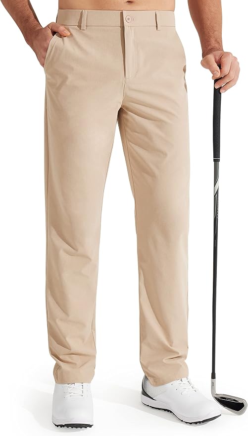 Libin Mens Golf Pants Stretch Work Dress Pants 30"/32"/34" Quick Dry by Libin