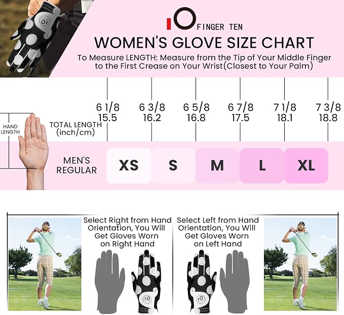 FINGER TEN Stylish Golf Gloves Women - Image 5