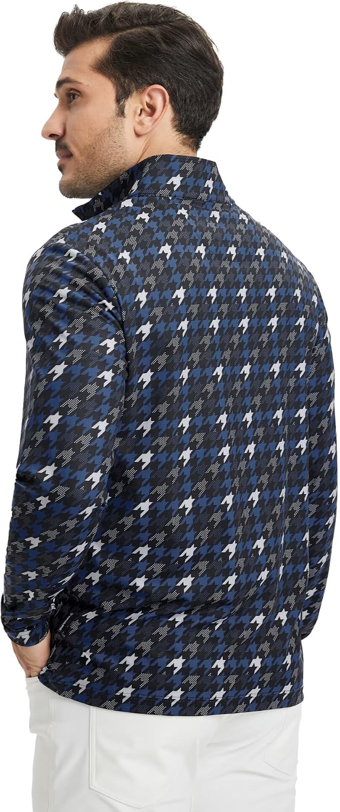 M MAELREG Quarter Zip Golf Pullover Men Dry Fit Long Sleeve Performance Wicking - Image 5