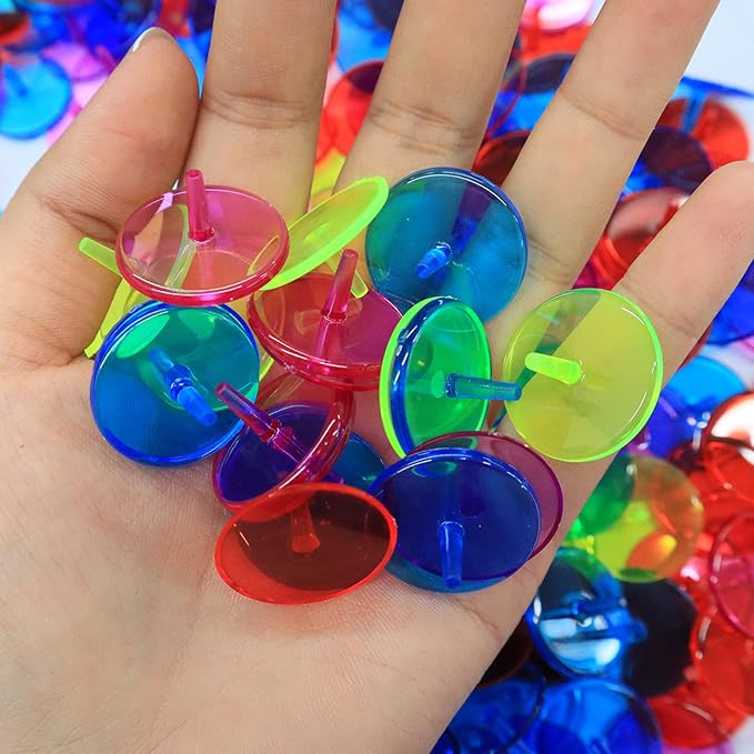 Golf Ball Markers Bulk 50/100/150 Pcs Position Marker Multicolor Transparent - Image 5