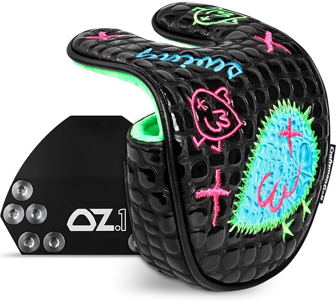 Craftsman Golf DF3 Putter Cover Golf Headcover Center Shaft Birdie Design OZ1 by CRAFTSMANGOLF