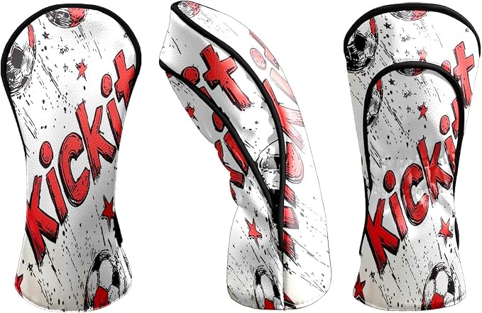 Premium Leather Golf Club Headcovers, by Unknown