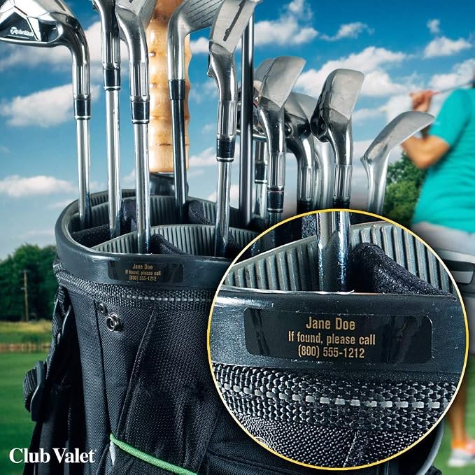 Customized Golf Club Labels – 24 Classy Identification Personalized Labels - Image 8