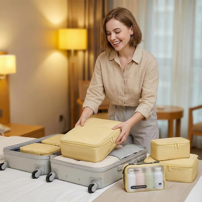 6 Set Compression Packing Cubes - Image 5