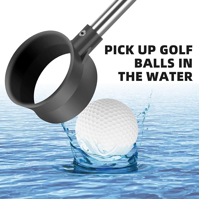 Golf Ball Retriever for Water Telescopic, 9Ft/12Ft Stainless Steel Ball - Image 4