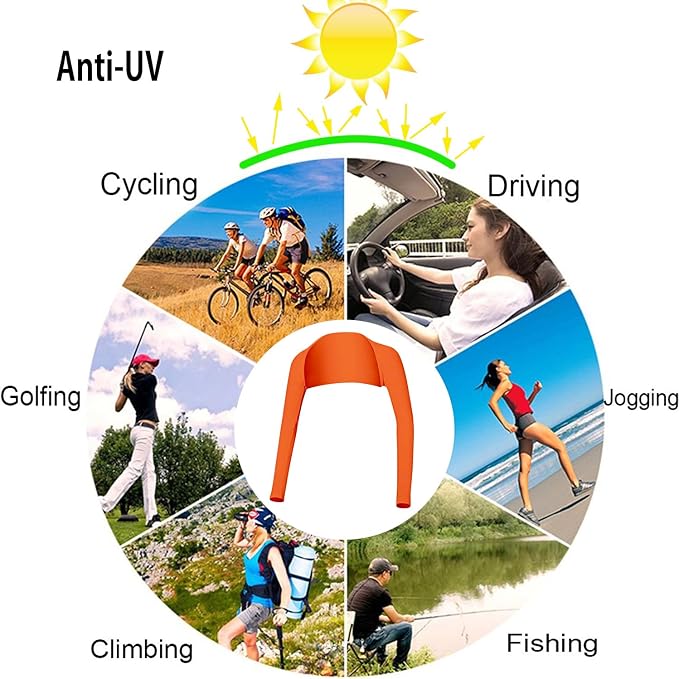 Advanced Cooling Shawl Arm Sleeve Sun Protection Comfortable & Breathable - Image 5