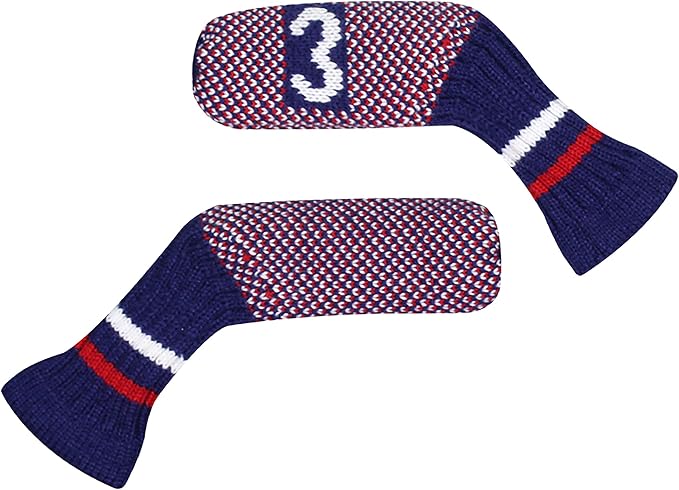 Scott Edward 1/7/10 Pcs Knitted Golf Club Head Covers - Image 3