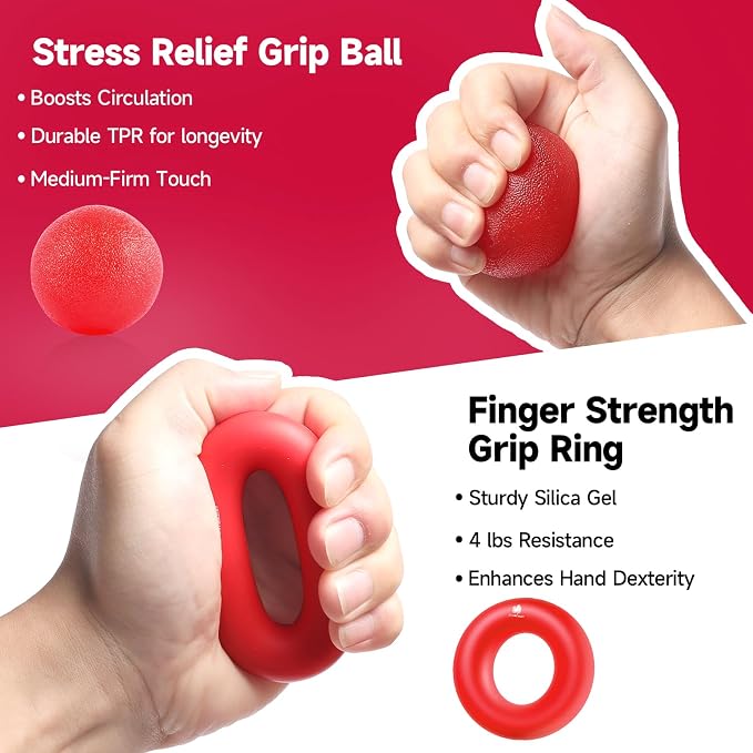 FitBeast Grip Strengthener Forearm Strengthener Hand Grips Strengthener Kit - Image 4